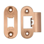 Zoo Hardware Radius Edge Face Plate And Strike Plate Accessory Pack, Tuscan Rose Gold - ZLAP01R-TRG