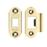 Zoo Hardware Radius Edge Face Plate And Strike Plate Accessory Pack, PVD Stainless Brass - ZLAP01RPVD