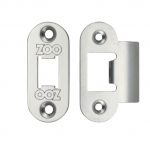 Zoo Hardware Radius Edge Face Plate And Strike Plate Accessory Pack, Satin Stainless Steel - ZLAP01RSS