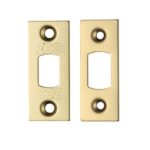Zoo Hardware Face Plate And Strike Plate Accessory Pack, PVD Stainless Brass - ZLAP02PVD