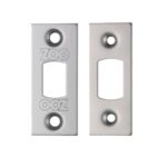 Zoo Hardware Face Plate And Strike Plate Accessory Pack, Satin Stainless Steel - ZLAP02SS