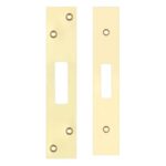 Zoo Hardware Face Plate And Strike Plate Accessory Pack, Polished Brass - ZLAP11BPBUL