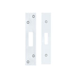 Zoo Hardware Face Plate And Strike Plate Accessory Pack, Polished Chrome - ZLAP11BCP