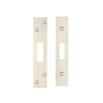 Zoo Hardware Face Plate And Strike Plate Accessory Pack, Satin Nickel - ZLAP11BSN