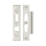 Zoo Hardware Face Plate And Strike Plate Accessory Pack For Horizontal Lock, Satin Nickel - ZLAP16BSN
