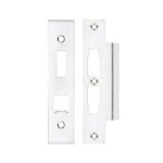 Zoo Hardware Face Plate And Strike Plate Accessory Pack For Horizontal Lock, Stainless Steel - ZLAP16SS