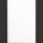 Black Knightsbridge Glazed 1L Internal Door