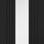 Black Laminate Sydney Glazed Internal Door