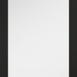 Melrose Glazed Clear Pre-finished Black Internal Door