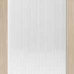 Melrose Glazed Reeded Pre-finished Blonde Oak Internal Door
