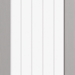 Vertical 1L Pre-Finished Grey Internal Door