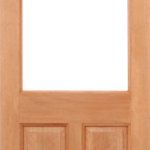 2XG 2 Panel Hardwood M&T External Door