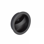 Ironmongery Aries Matt Black Pocket Door Privacy Handle