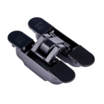 Ironmongery Eclipse Matt Black Concealed Hinge (Pack of 2)