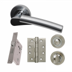 Ironmongery Neptune Privacy Handle Hardware Pack