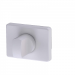Ironmongery Nolita Thumb turn Matt White Hardware Privacy Pack