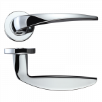 Ironmongery Orion Polished Chrome Tone Privacy Handle Pack