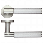 Ironmongery Pegasus Satin Chrome Tone Handle Hardware Pack