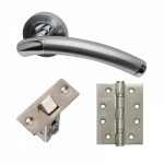 Ironmongery Saturn Privacy Handle Hardware Pack