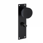 Ironmongery Zermatt Matt Black Handle Hardware Privacy Pack