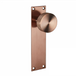Ironmongery Zermatt Satin Copper Tone Handle Hardware Privacy Pack
