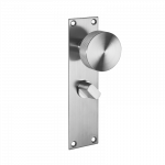 Ironmongery Zermatt Satin Stainless Steel Tone Privacy Handle Hardware Pack