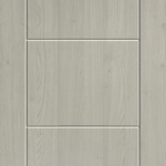 Laminate Ladder Pre-finished Light Grey Internal Fire Door