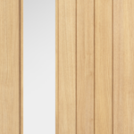 Belize Offset Unfinished Oak Internal Door