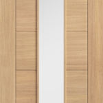 Carini Long Light Pre-finished Oak Internal Door