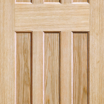 DX 60s Unfinished Oak Internal Door