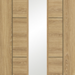 Vancouver Laminated Glazed Pre-finished Oak Internal Door