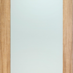 Pattern 10 1L Frosted Unfinished Oak Internal Door