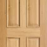 Regency 4P RM2S Unfinished Oak Internal Fire Door