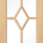 Reims Glazed Pre-finished Oak Internal Door
