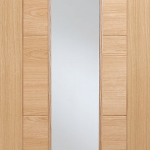 Vancouver 1L Long Light Pre-finished Oak Internal Door