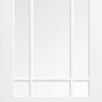 White Downham Clear Beveled Glazed 9L Internal Door