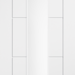 Laminate Ladder Glazed Pre-finished White Internal Door