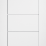 Laminate Linear Pre-finished White Internal Door