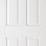 White Moulded Textured 6P Internal Fire Door