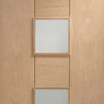 Internal Oak Messina with Obscure Glass