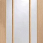 Worcester Pre-Finished Internal Oak Door with Clear Glass