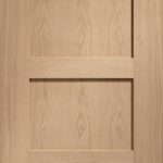 Internal Oak Unfinished Shaker 4 Panel Fire Door