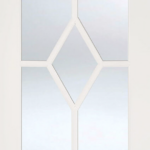 Reims Glazed Primed White Internal Door