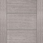 Light Grey Corsica Semi Solid Prefinished Internal Door