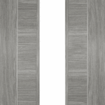 Grey Laminate Corsica 1 Light Glazed Internal Door