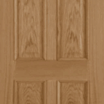 Oak 2 Panel Raised Mould Unfinished Internal Door