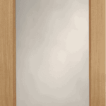 Oak Wiltshire 1 Light Clear Glazed Prefinished Internal Door