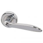 Danube on Round Rose Handle Pack (65mm Latch)