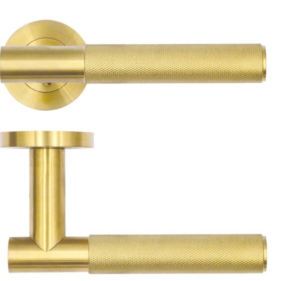 image of Round Rose in a PVD Satin Brass Finish