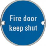 ZOO Hardware - Fire Door Keep Shut 76mm